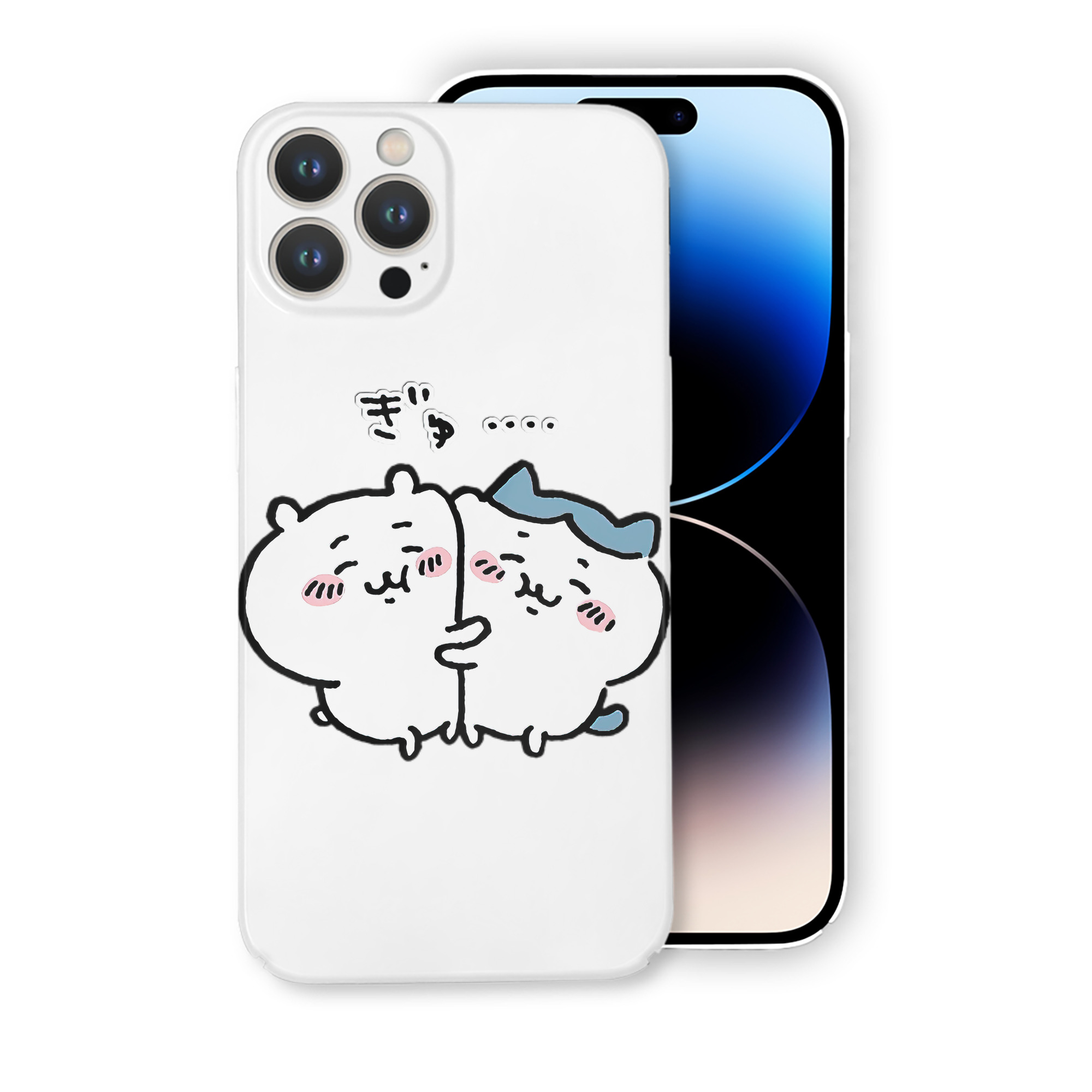 （画像用） ちいかわ ハチワレ Chii-kawa hachiware 【iPhone 14シリーズ対応】ハードケース